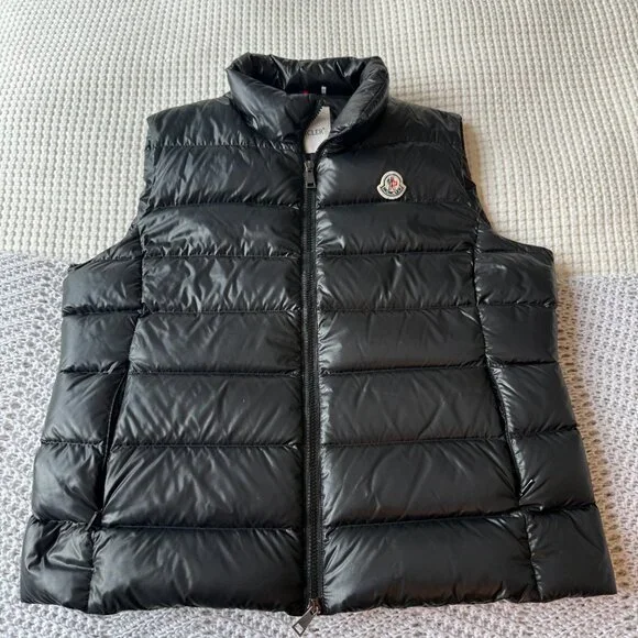 Moncler Women's Ghany Black Down Vest (Size 3XL Near Pefect Condition) - Picture 2 of 16